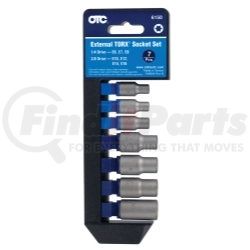 6150 by OTC TOOLS & EQUIPMENT - 7 PC EXT TORX® SKT (EXT. BOLTS)