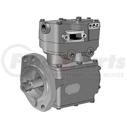 EL16280 by HALDEX - EL1600 Air Brake Compressor - New, 3-Hole Flange Mount, Gear Driven, Water Cooling