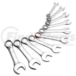 9930M by SUNEX TOOLS - 10 Pc. Metric Stubby Combo Wrench Set