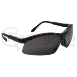 541-0001 by SAS SAFETY CORP - Black Frame Sidewinders™ Safety Glasses with Gray Lens