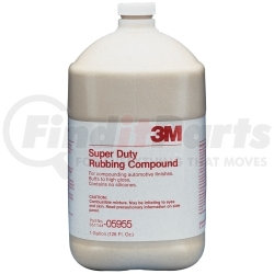 5955 by 3M - Super Duty Rubbing Compound 05955, 1 Gallon