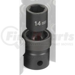 2014UM by GREY PNEUMATIC - 1/2" Drive x 14mm Standard Universal