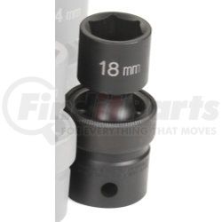 2018UM by GREY PNEUMATIC - 1/2" Drive x 18mm Standard Universal