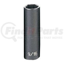 1018D by GREY PNEUMATIC - 3/8" Drive x 9/16" Deep Impact Socket