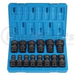 1314U by GREY PNEUMATIC - 14-Piece 1/2 in. Drive 6-Point SAE Universal Ball Joint Socket Set