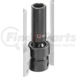 1012UMD by GREY PNEUMATIC - 3/8" Drive x 12mm Deep Universal Impact Socket