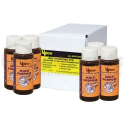 B483206 by UVIEW - Multi-Purpose Dye Bottles (6 x 1oz / 30ml).  Services six vehicles.