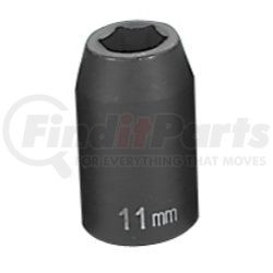 2011M by GREY PNEUMATIC - 1/2" Drive x 11mm Standard Impact Socket