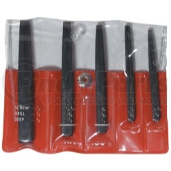 7332 by OLD FORGE TOOLS - 5 Piece Screw Extractor Set - Fluted Type
