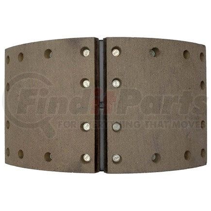 544PG by RAYBESTOS - Brake Parts Inc Raybestos Element3 Organic Drum Brake Shoe and Lining Assembly