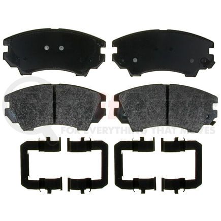 Raybestos ATD1404C Disc Brake Pad Set Brake Parts Inc Raybestos AT Overstock Ceramic Disc Brake Pad Set