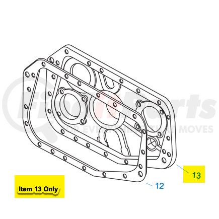 4306562 by FULLER - REAR CASE HSG