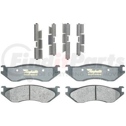 ATD966M by RAYBESTOS - Disc Brake Pad Set Semi Metallic