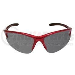 540-0401 by SAS SAFETY CORP - Red Frame DB2™ Safety Glasses with Gray Lens