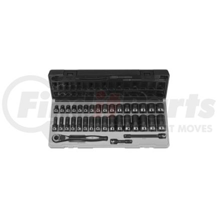Grey Pneumatic 81235MRD 3/8" Dr. 35pc Metric Std & Deep Duo-Socket Set - 12 Pt.