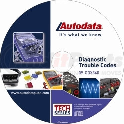 09-CDX340 by AUTODATA - 2009 Diagnostic Trouble Code CD