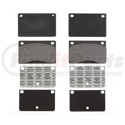 PG-D43AM by RAYBESTOS - Raybestos Element3 Metallic Brake Pad Set