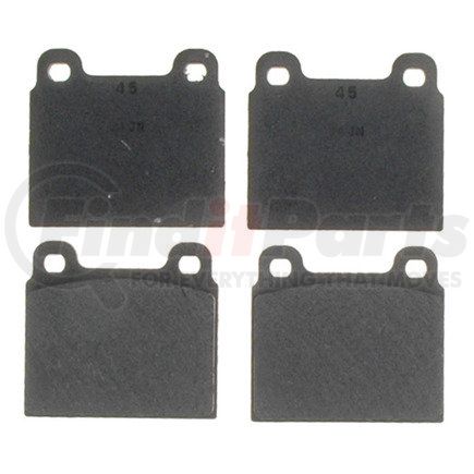 PG-D45 by RAYBESTOS - Raybestos Element3 Organic Brake Pad Set