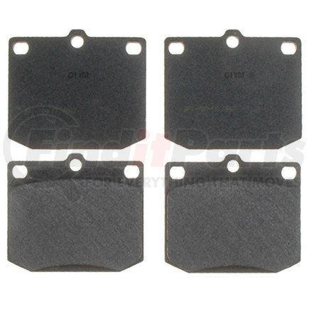 PG-D57A by RAYBESTOS - Raybestos Element3 Organic Brake Pad Set