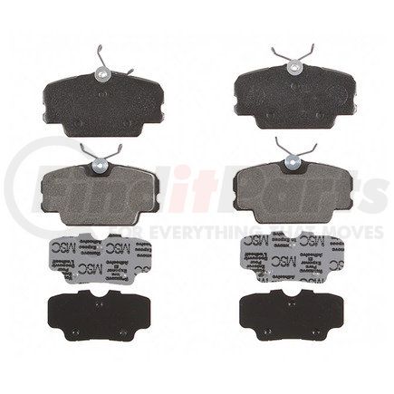 PG-D278M by RAYBESTOS - Raybestos Element3 Metallic Brake Pad Set