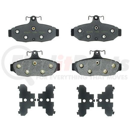 PGD347 by RAYBESTOS - Raybestos Element3 Organic Brake Pad Set