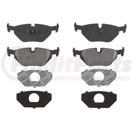 PG-D396M by RAYBESTOS - Brake Parts Inc Raybestos Element3 Metallic Disc Brake Pad Set