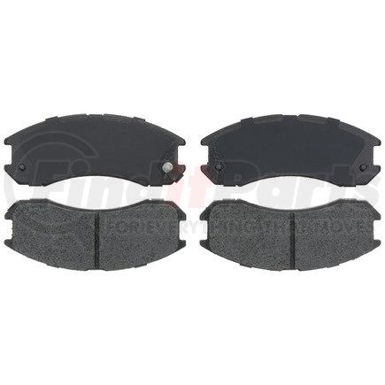 PG-D399 by RAYBESTOS - Brake Parts Inc Raybestos Element3 Overstock Organic Disc Brake Pad Set