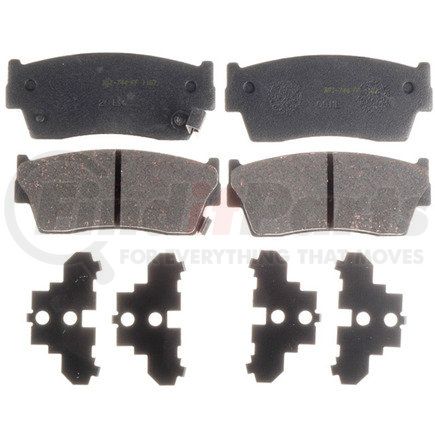 PGD418C by RAYBESTOS - Raybestos Element3 Ceramic Brake Pad Set