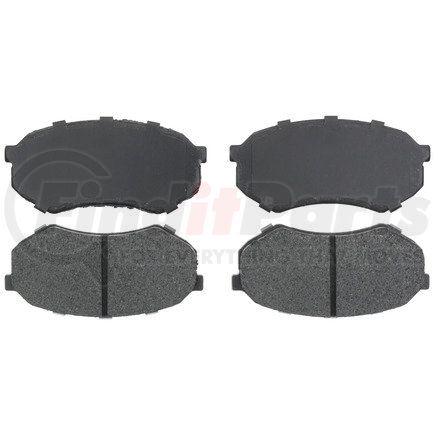PG-D433A by RAYBESTOS - Brake Parts Inc Raybestos Element3 Overstock Organic Disc Brake Pad Set