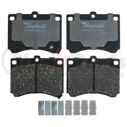 PG-D473C by RAYBESTOS - Raybestos Element3 Ceramic Brake Pad Set