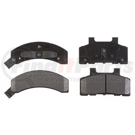 Raybestos PG-D215M Disc Brake Pad Set Brake Parts Inc Raybestos Element3 Overstock Metallic Disc Brake Pad Set