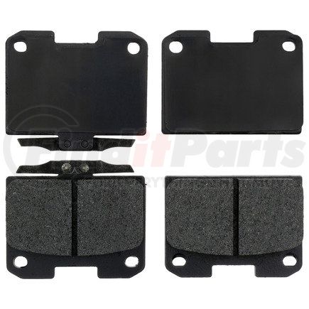 PGD631C by RAYBESTOS - Raybestos Element3 Ceramic Brake Pad Set