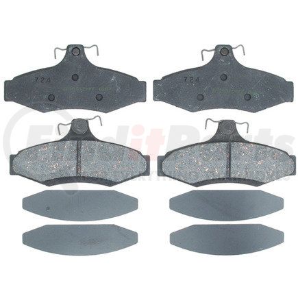 PGD724C by RAYBESTOS - Raybestos Element3 Ceramic Brake Pad Set