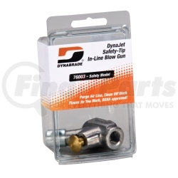 76003 by DYNABRADE - DynaJet Safety-Tip In-Line Blow Gun