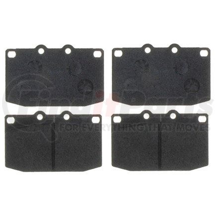 PGD463 by RAYBESTOS - Raybestos Element3 Organic Brake Pad Set