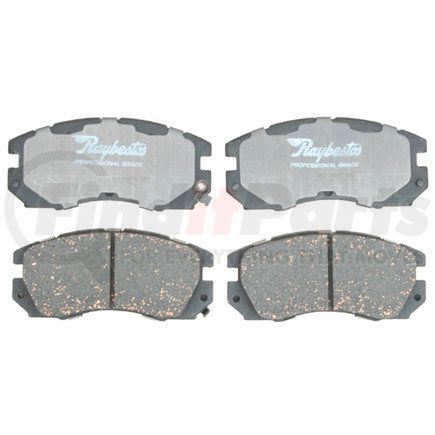 PGD563C by RAYBESTOS - Raybestos Element3 Ceramic Brake Pad Set