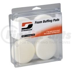 76016 by DYNABRADE - 3" White Foam Polishing Pads