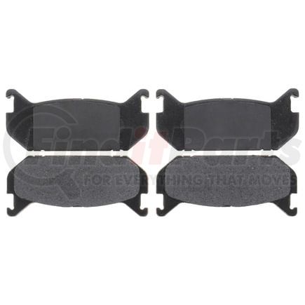 PG-D584 by RAYBESTOS - Brake Parts Inc Raybestos Element3 Overstock Organic Disc Brake Pad Set
