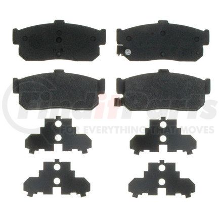 PG-D595 by RAYBESTOS - Raybestos Element3 Organic Brake Pad Set