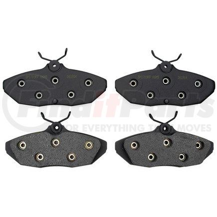 Raybestos PG-D599R Disc Brake Pad Set Brake Parts Inc Raybestos Element3 Overstock Organic Disc Brake Pad Set