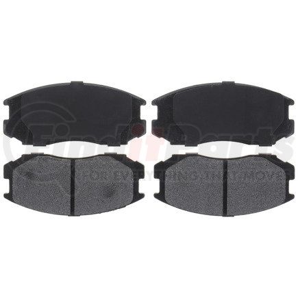 PG-D602 by RAYBESTOS - Brake Parts Inc Raybestos Element3 Overstock Organic Disc Brake Pad Set