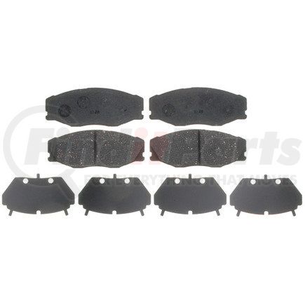 PGD604C by RAYBESTOS - Raybestos Element3 Ceramic Brake Pad Set