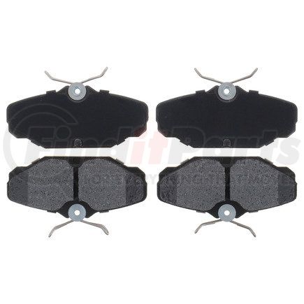 PG-D610R by RAYBESTOS - Brake Parts Inc Raybestos Element3 Overstock Organic Disc Brake Pad Set