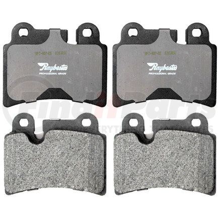 PGD1277M by RAYBESTOS - Raybestos Element3 Metallic Brake Pad Set