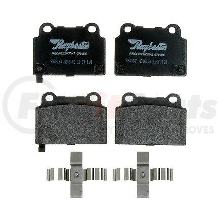 PGD1368M by RAYBESTOS - Raybestos Element3 Metallic Brake Pad Set