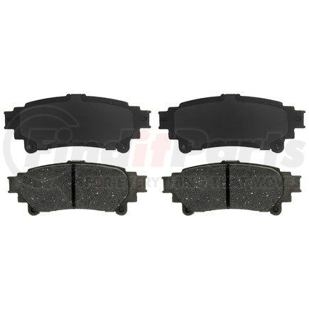 Raybestos PGD1391BC Disc Brake Pad Set Raybestos Element3 Ceramic Brake Pad Set