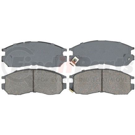 SGD484C by RAYBESTOS - Brake Parts Inc Raybestos Service Grade Ceramic Disc Brake Pad Set
