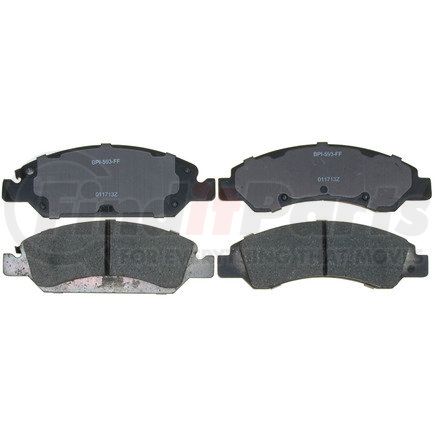 SGD1363C by RAYBESTOS - Raybestos Service Grade Ceramic Brake Pad Set