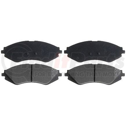 SGD902M by RAYBESTOS - Brake Parts Inc Raybestos Service Grade Metallic Disc Brake Pad Set