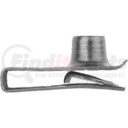 K-Tool International DYN6355RX 1.25MM-EXTRUDED U NUT BLACK CLMSHL